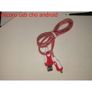 dây sạc bọc dù micro usb(1met)