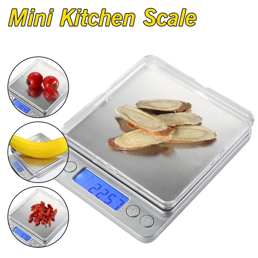 Cân Tiểu Li Điện Tử Mini Nhà Bếp, Độ Chính Xác Cao Định Lượng Từ 1Kg đến 5Kg