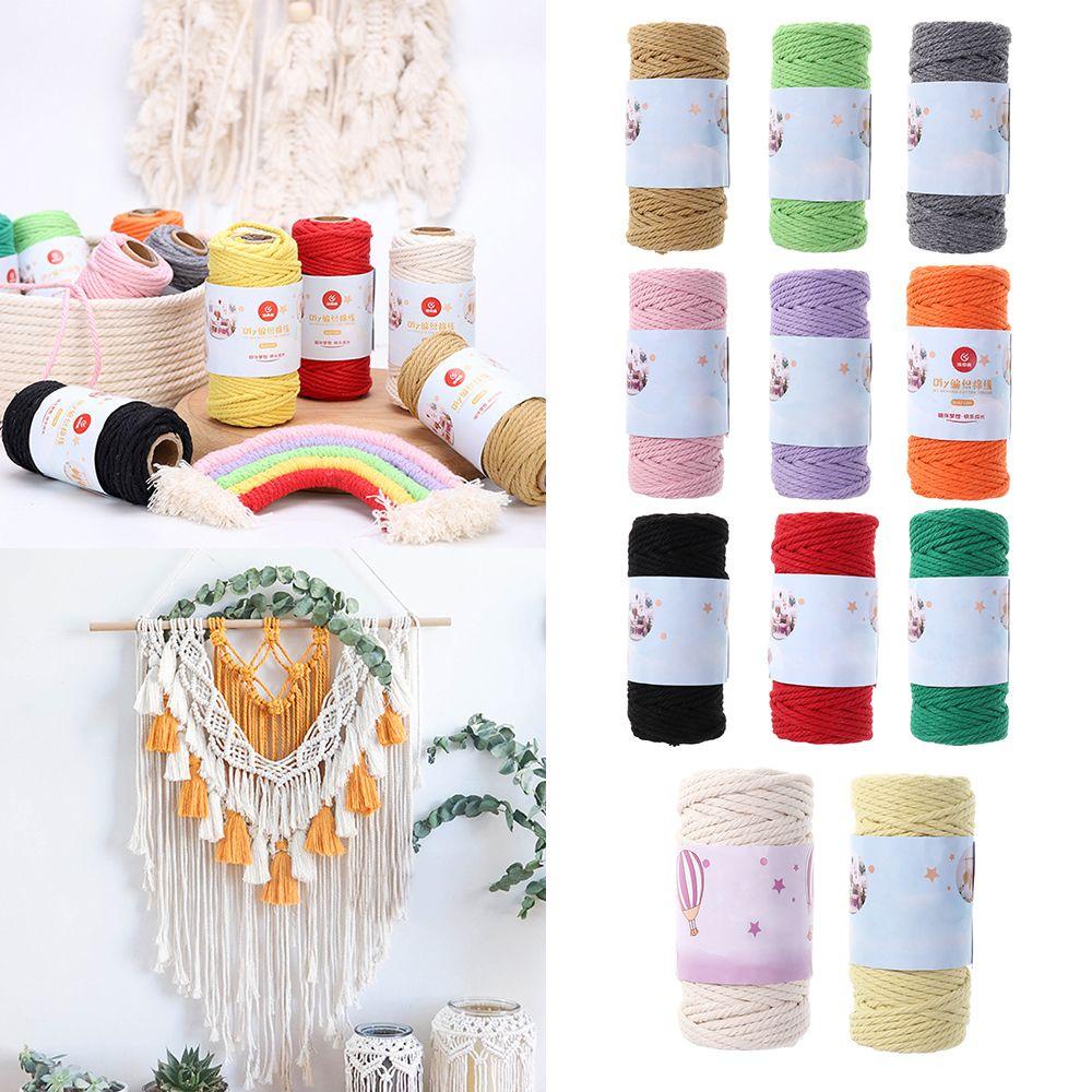 Cuộn Dây Cotton 3mm Dùng Trang Trí Phong Cách Boho KENT1