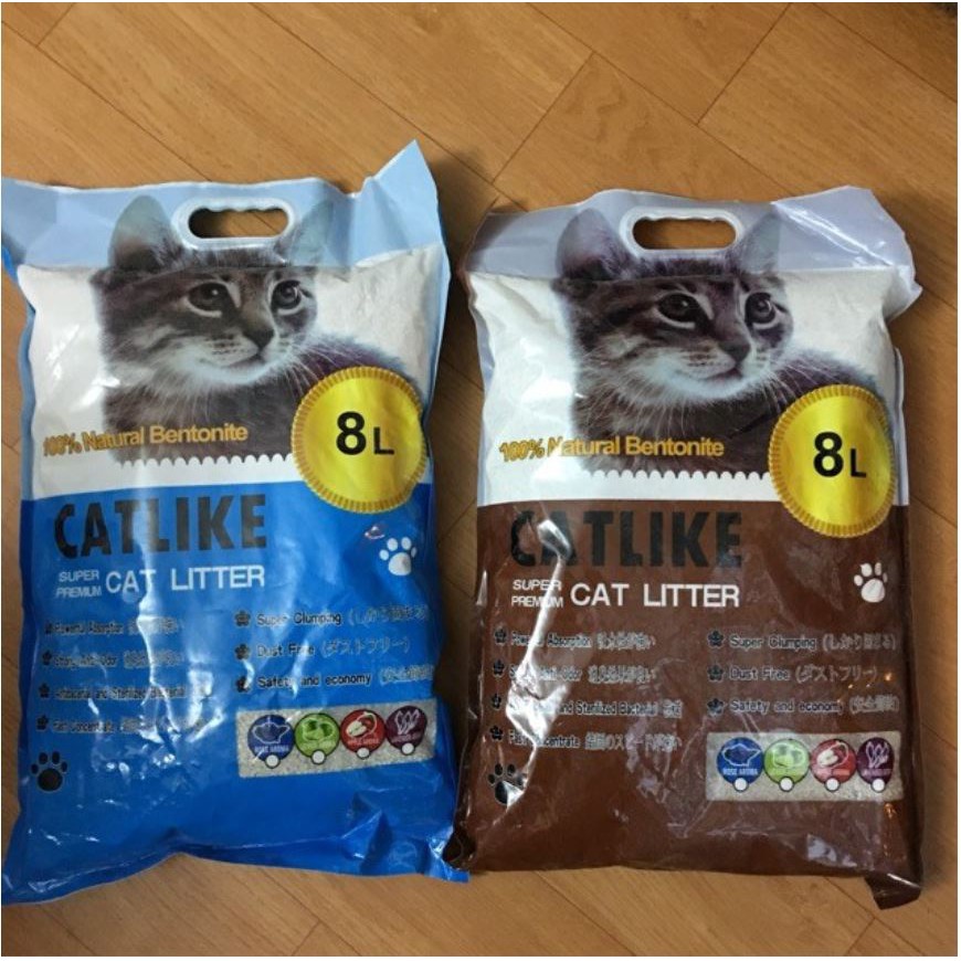 CAT LITTER Cát vệ sinh cho mèo - Cát vệ sinh khử mùi diệt khuẩn cho mèo CATLIKE 8L