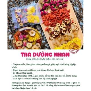 trà hoa dưỡng nhan gói 1 lần pha