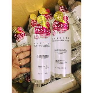 Nước tẩy trang nội địa Nhật Bản Chacott Cleansing Water 500ml