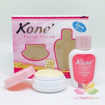 Bộ kem chốnǥ nắng và làm trắŉg Facial Crea Kone (Thailand)