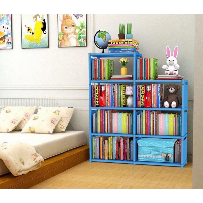 Giá sách lắp ghép 7 ô