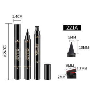 Bút kẻ mắt 2 đầu Qic