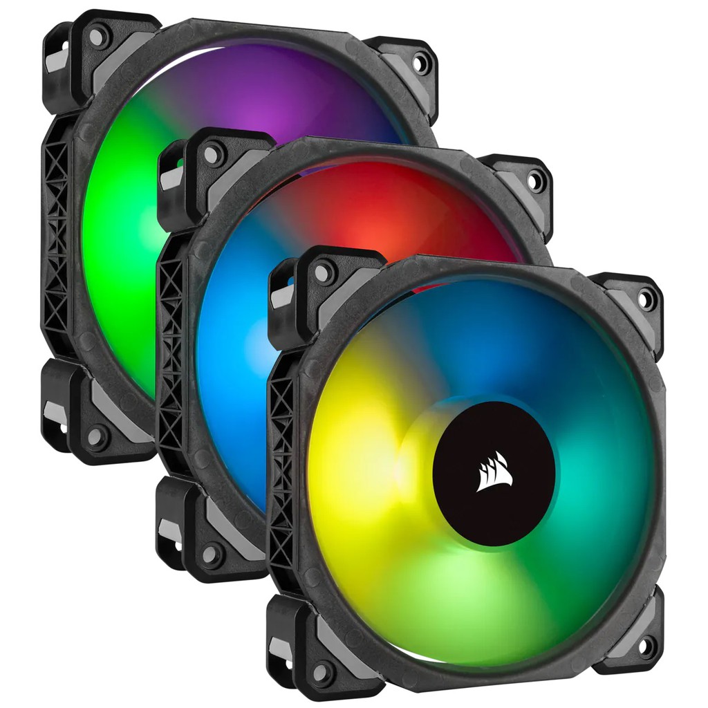 Bộ 3 quạt máy tính 120mm Corsair LL120 RGB kèm Node PRO CO-9050072-WW, BH 24T chính hãng SPC