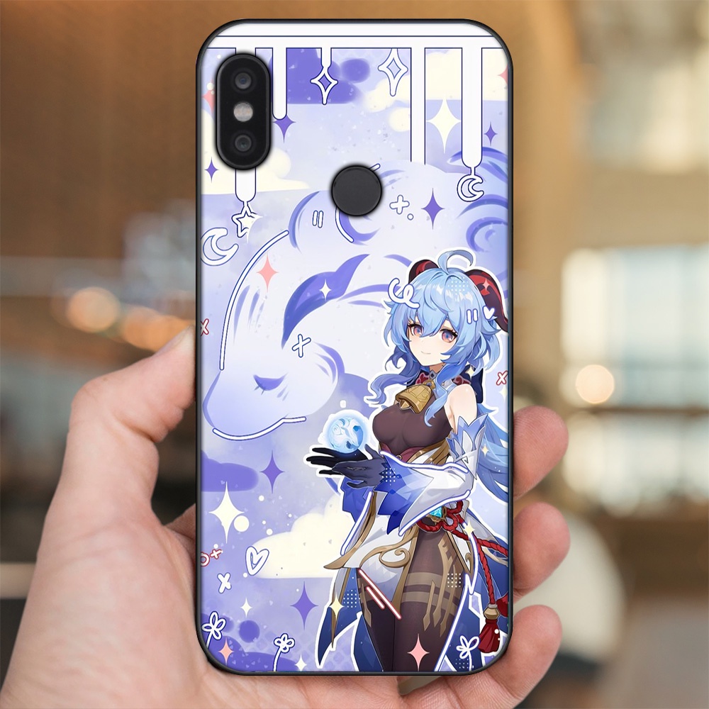 Ốp lưng Xiaomi Redmi Note 5, Note 5 Pro viền đen in hình Ganyu Genshin Impact