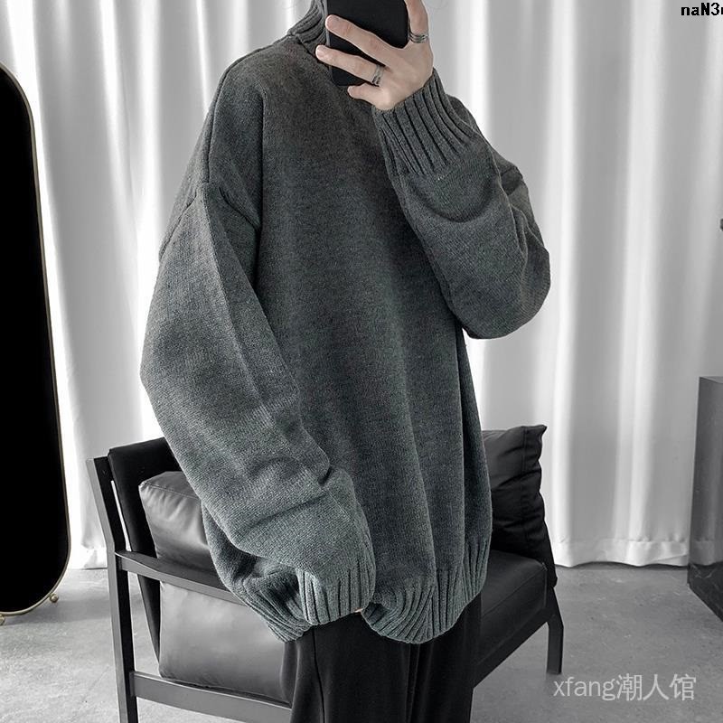 Áo Sweater Cổ Lọ Form Rộng Thời Trang Cho Nam