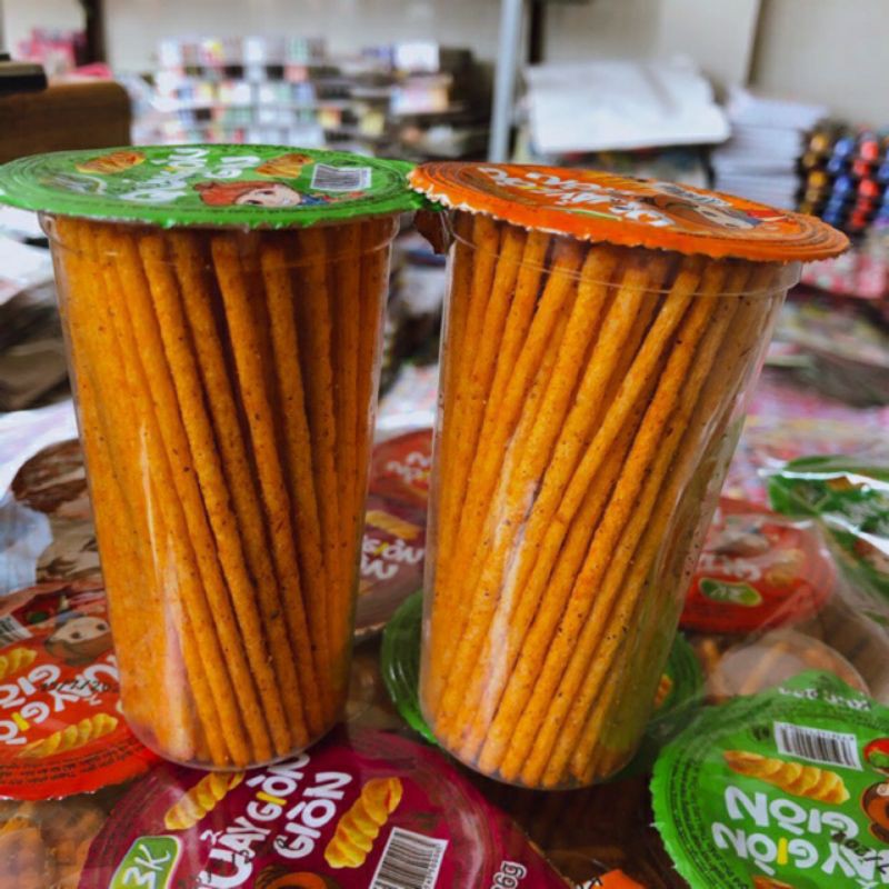 bịch 30 cốc tăm quẩy cay giòn ngon( sỉ đồ trẻ em)