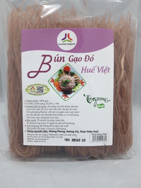 Bún Gạo Lứt HỮU CƠ Huế Việt