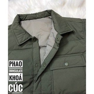 Áo Phao Thinsulate khoá cúc