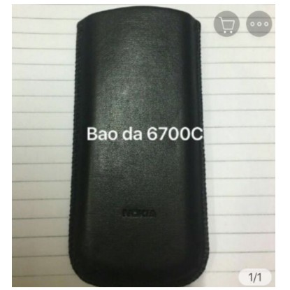 Ốp lưng Bao da rút cầm tay cho điện thoại nokia 6700 Da đẹp( màu đen)
