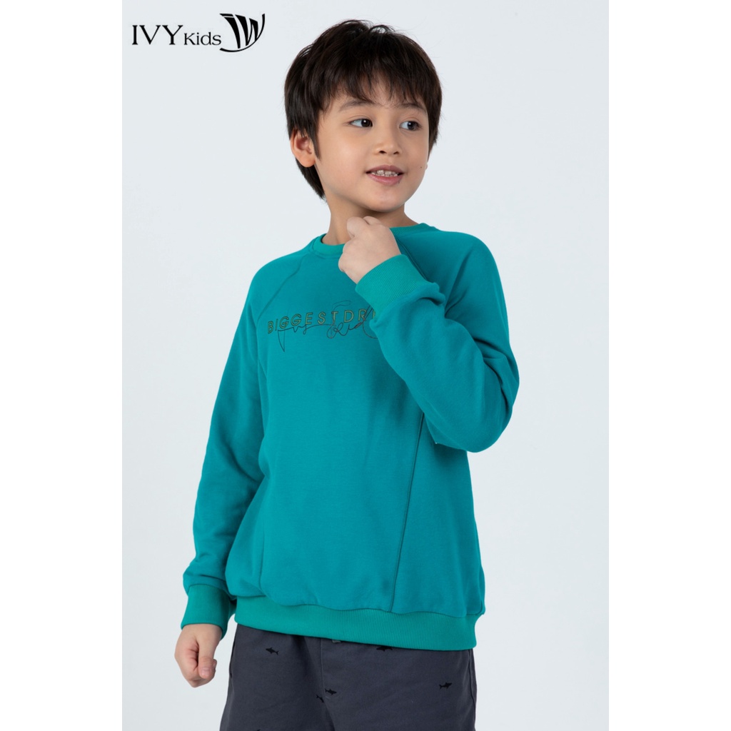 Áo thun dài tay Biggest Dream bé trai IVY moda MS 58K1384