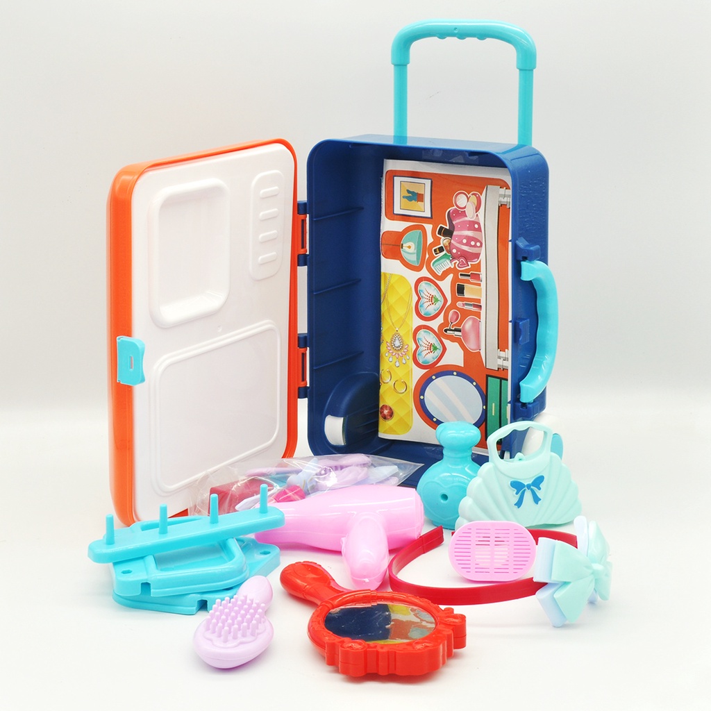 Bộ Đồ Chơi Hộp Kéo - Trang Điểm (16 Chi Tiết), DK 81112 DUKA