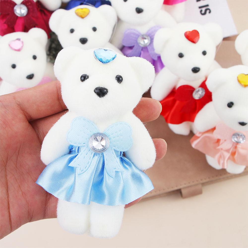 Set 10 Gấu Teddy Nhồi Bông Bằng Xốp Cứng Trang Trí