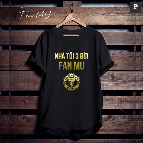 [Mã MU001] Áo thun cổ tròn fan MU, ít nhăn ít nhàu - Áo thun MU