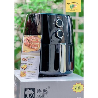 Nồi chiên không dầu camel 7l(tặng chổi quét dầu)