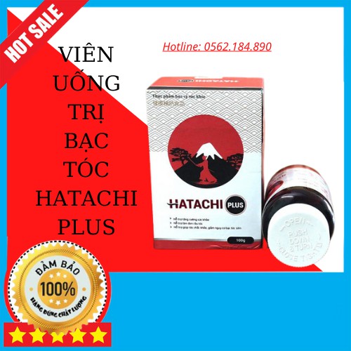 HATACHI Plus - Giúp giảm nguy cơ bạc tóc sớm