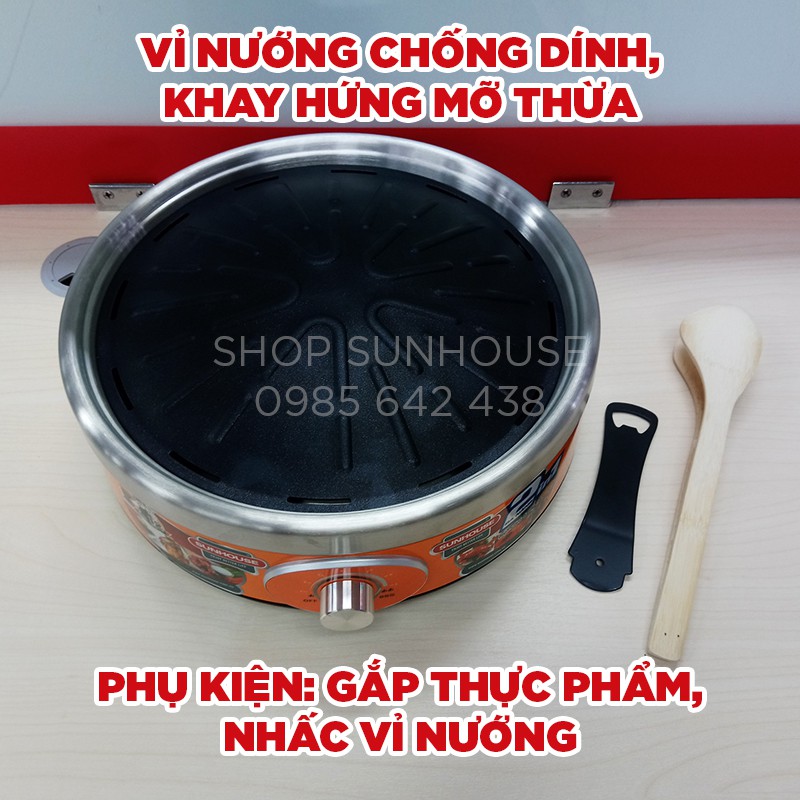 Bếp nướng hồng ngoại đa năng SUNHOUSE SHD4668