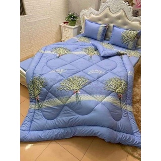 Bộ ga gối phao poly cotton 5 món