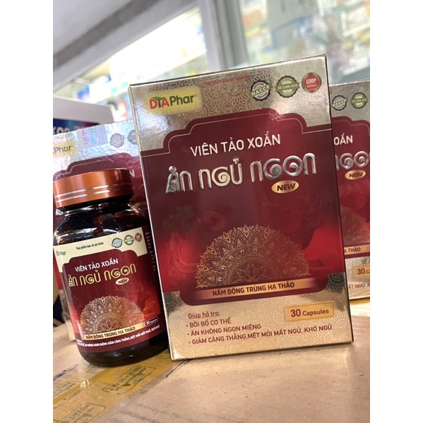 VIÊN ĂN NGỦ NGON TẢO XOẮN_ BỒI BỔ CƠ THỂ TỪ NẤM ĐÔNG TRÙNG HẠ THẢO