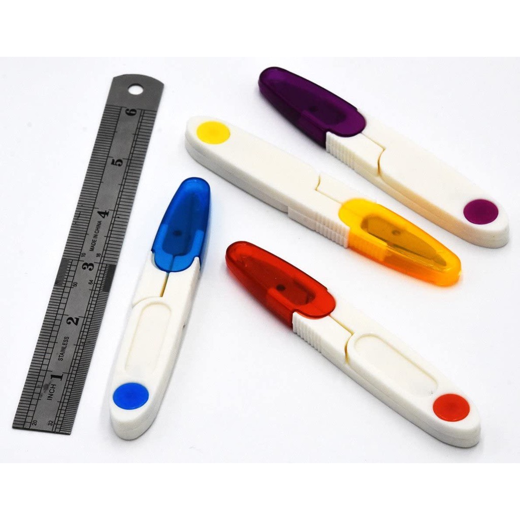 ✂️ Kho Sẵn Sàng ✂️ Dao Cắt May Vá Có Vỏ Bọc An Toàn Nhiều Màu Sắc