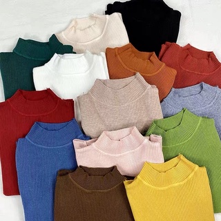 Áo len cổ 3p style Hàn Quốc