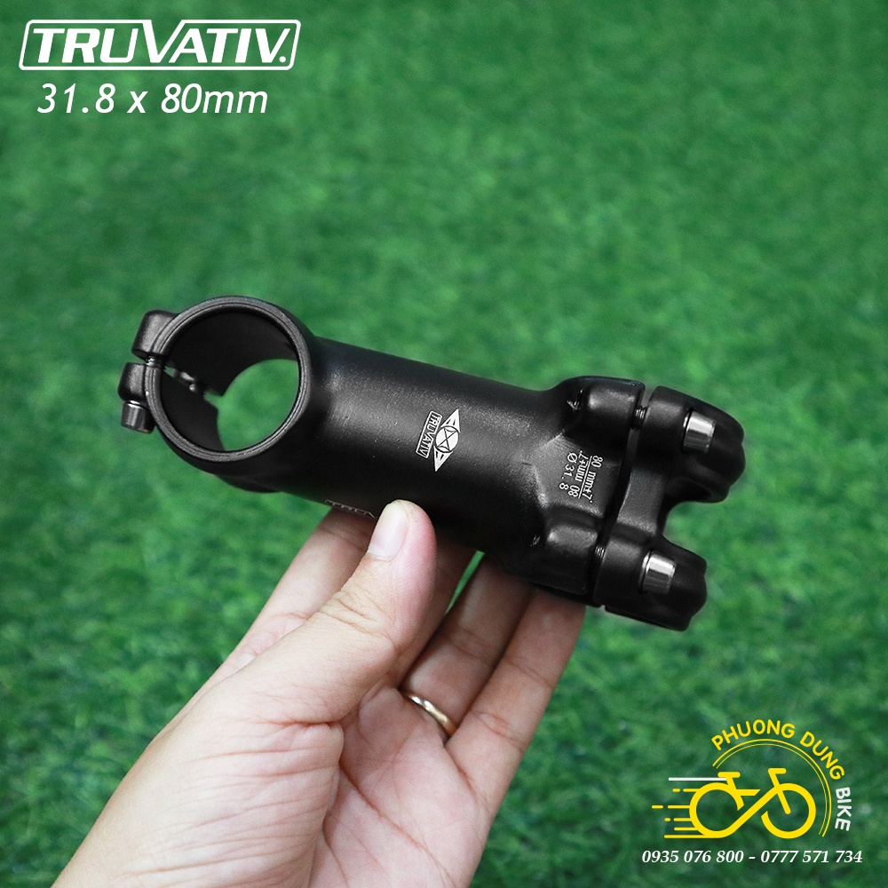 Pô tăng nhôm xe đạp TRUVATIV cỡ 31.8x60mm / 31.8x80mm