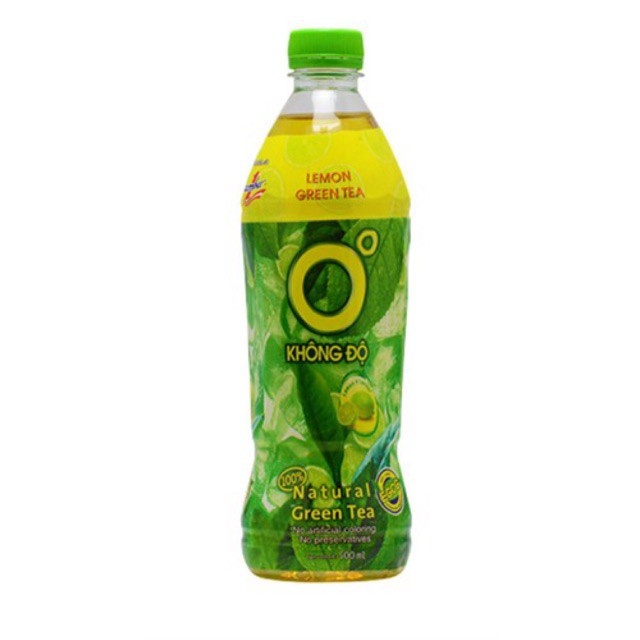 TRÀ XANH 0 ĐỘ/ KHÔNG ĐỘ CHAI 455ML