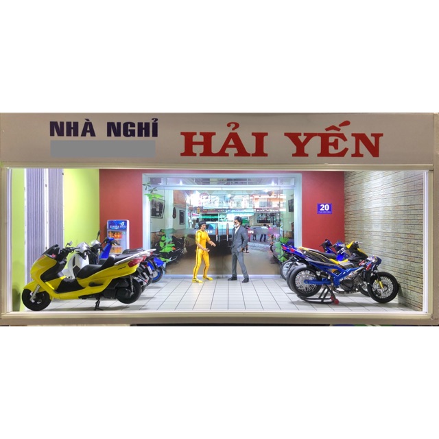 Mô hình nhà nghỉ 1/12