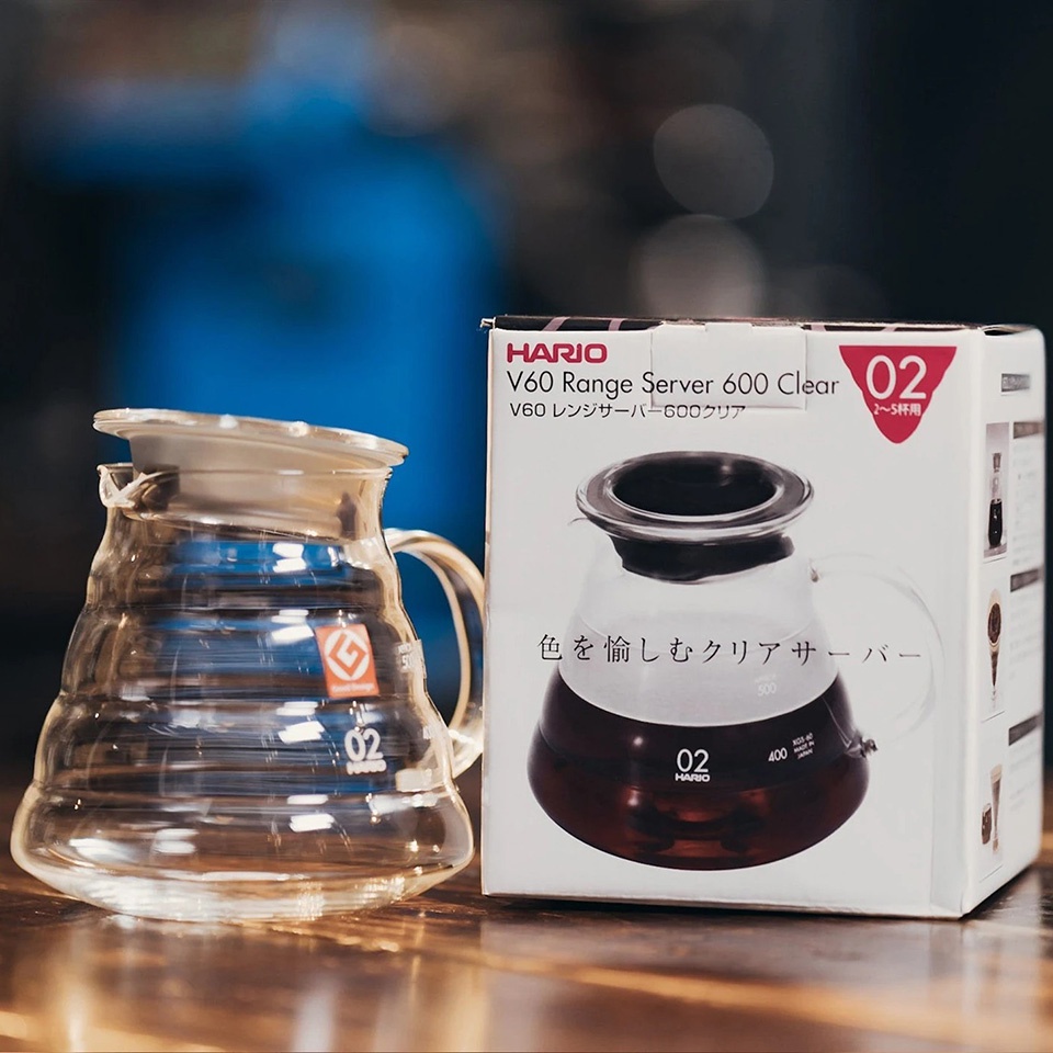Bình server thủy tinh đựng cà phê Hario | Dung tích 360ml & 600ml
