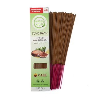 Nhang tùng bách sạch Nhang Xanh 200gr không hóa chất an toàn