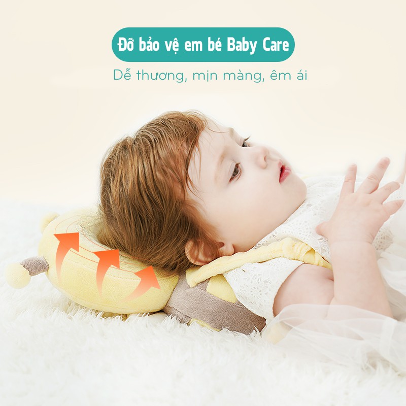 Balo chống ngã cho em bé Baby Care Bảo vệ an toàn cho đầu non nớt của bé