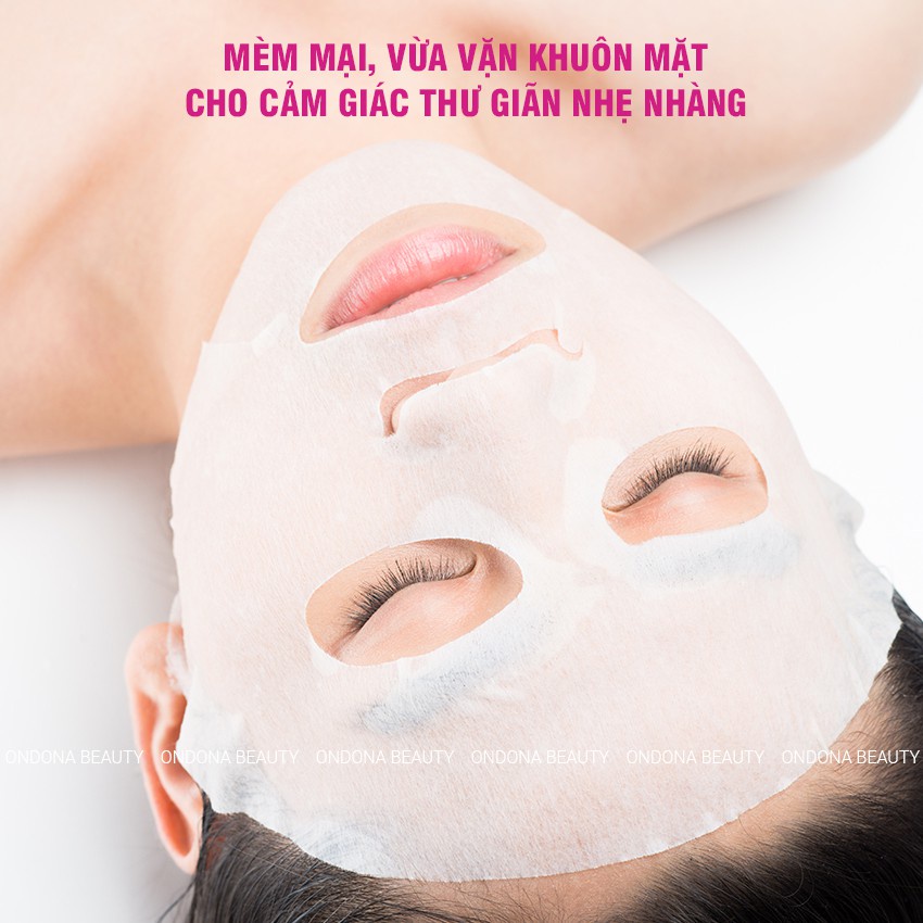 Mặt nạ giấy khô SOZO/ DEVI không chứa chất tẩy trắng, an toàn cho da, chuyên dùng cho spa Linh Giang chính hãng