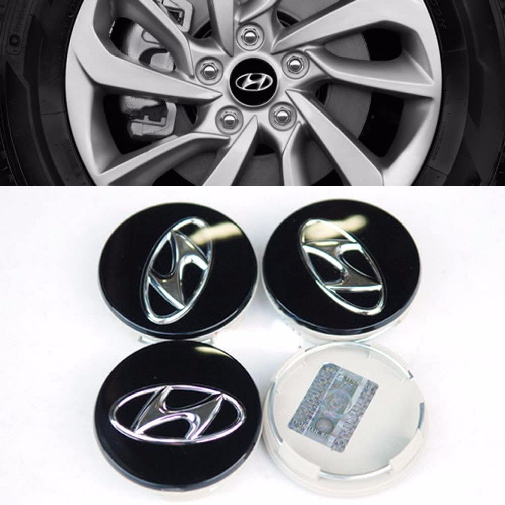 Logo Chụp Mâm Bánh Xe Ô Tô Hyundai - Đường kính 60mm
