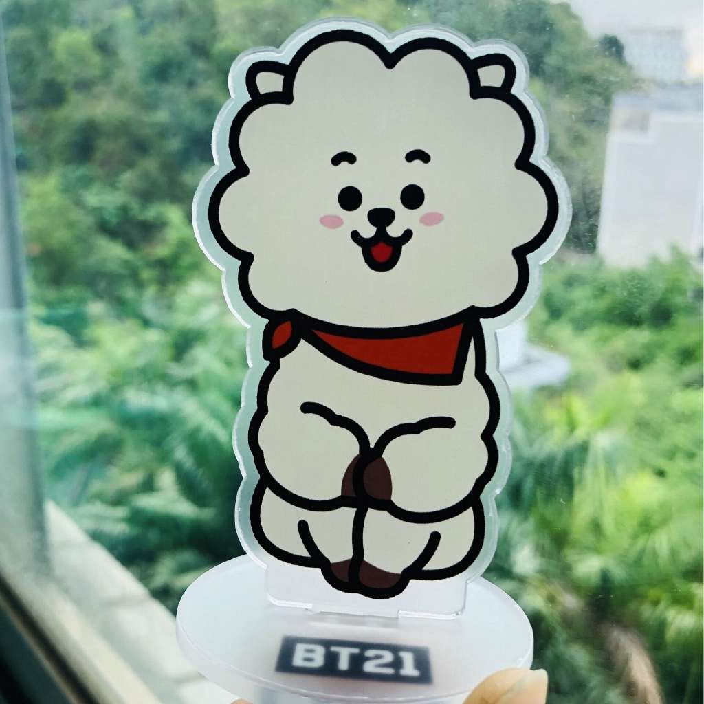 Mô Hình Búp Bê BT21 Kpop BTS BT21 Bằng Acrylic Để Bàn Trang Trí