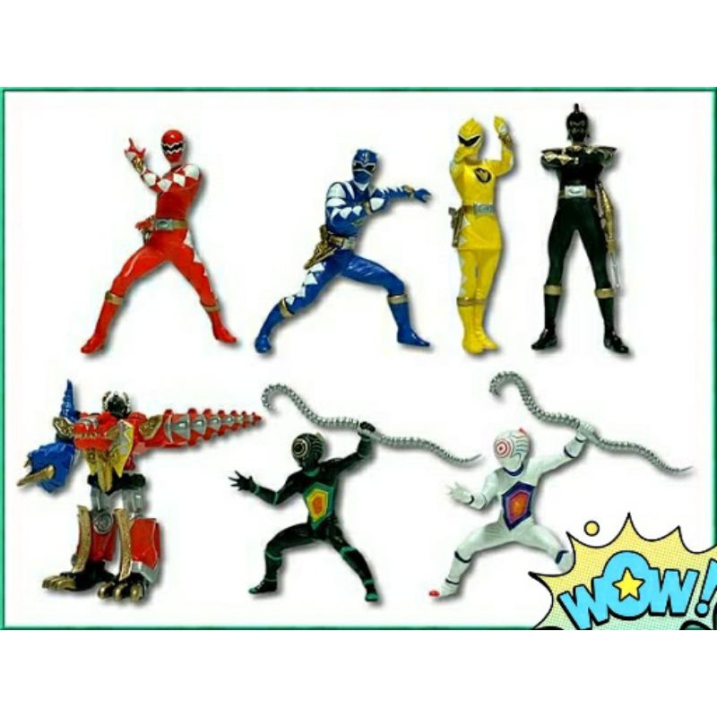 Siêu nhân khủng long Abaranger set 1
