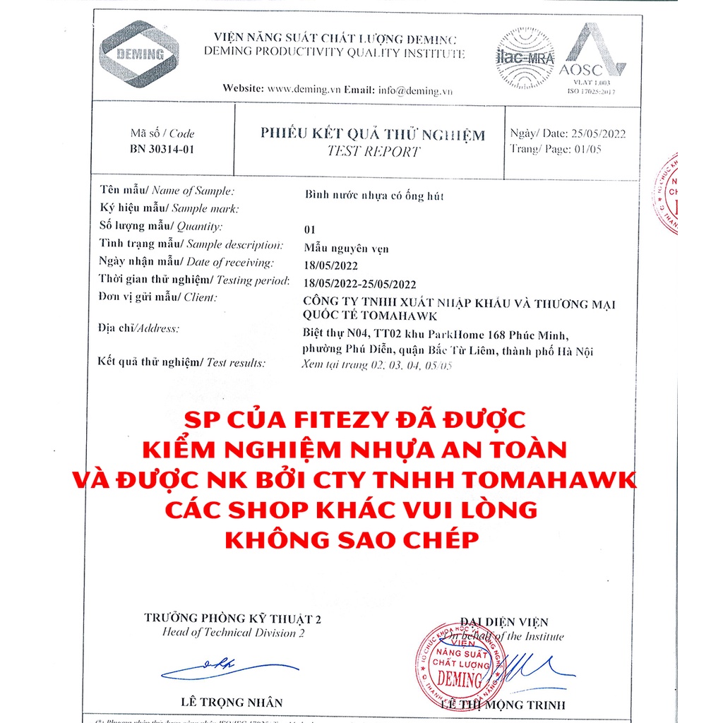 Bình nước tập gym thể thao FITEZY có ống hút cao cấp dung tích 1700ml