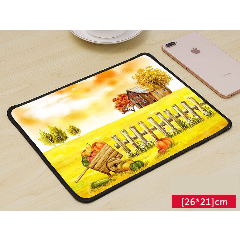 Miếng lót chuột siêu dễ thương 26 x 21 cm vải dày với 20 mẫu tự chọn | WebRaoVat - webraovat.net.vn