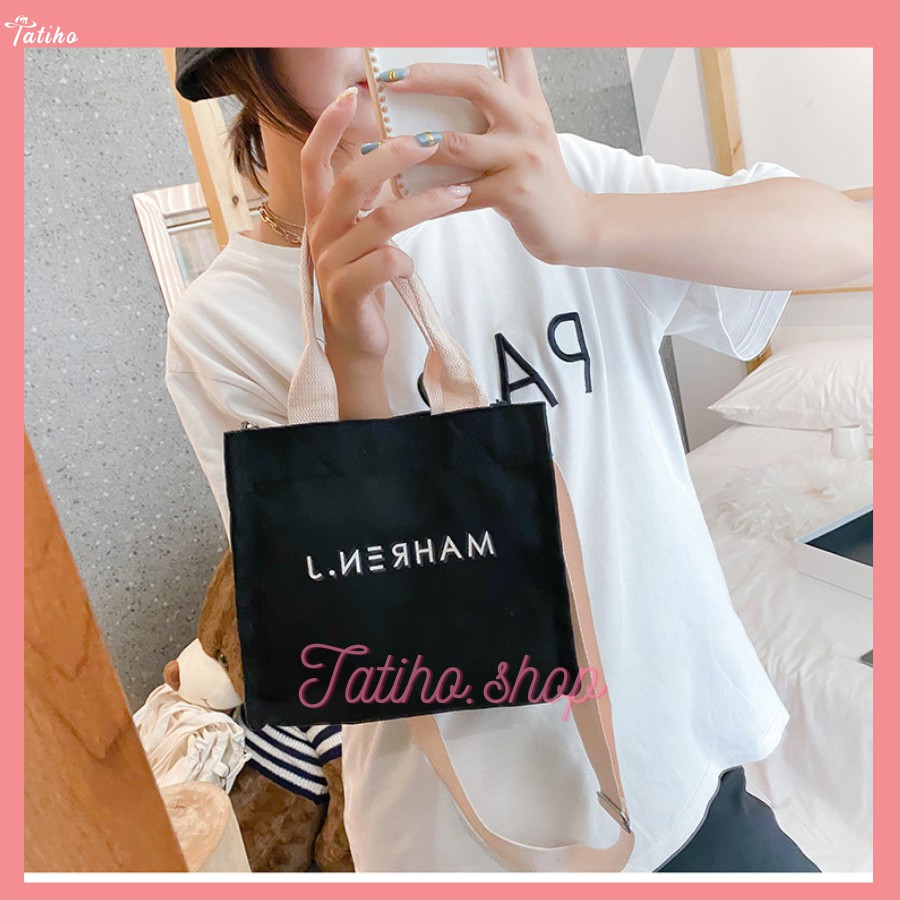 [HÀNG XỊN, GIÁ TỐT] Túi Xách Nữ (Túi Canvas Đeo Chéo) Cỡ Trung Xinh Xắn Trẻ Trung - Mã TUI02