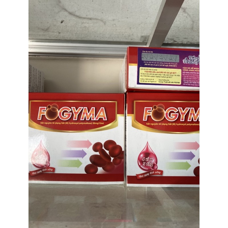 Fogyma - Bổ sung sắt cho phụ nữ mang thai và cho con bú, người thiếu máu, gầy yếu