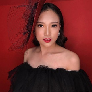 Voan Quây Chun Chụp Ảnh - Đen