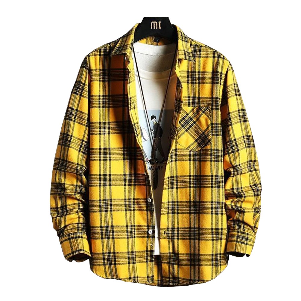 [Mã FAMAYMA2 giảm 10K đơn 50K] [FREESHIP_50K] Áo sơ mi caro flannel Unisex nam form rộng mẫu mới William - MT24 | BigBuy360 - bigbuy360.vn