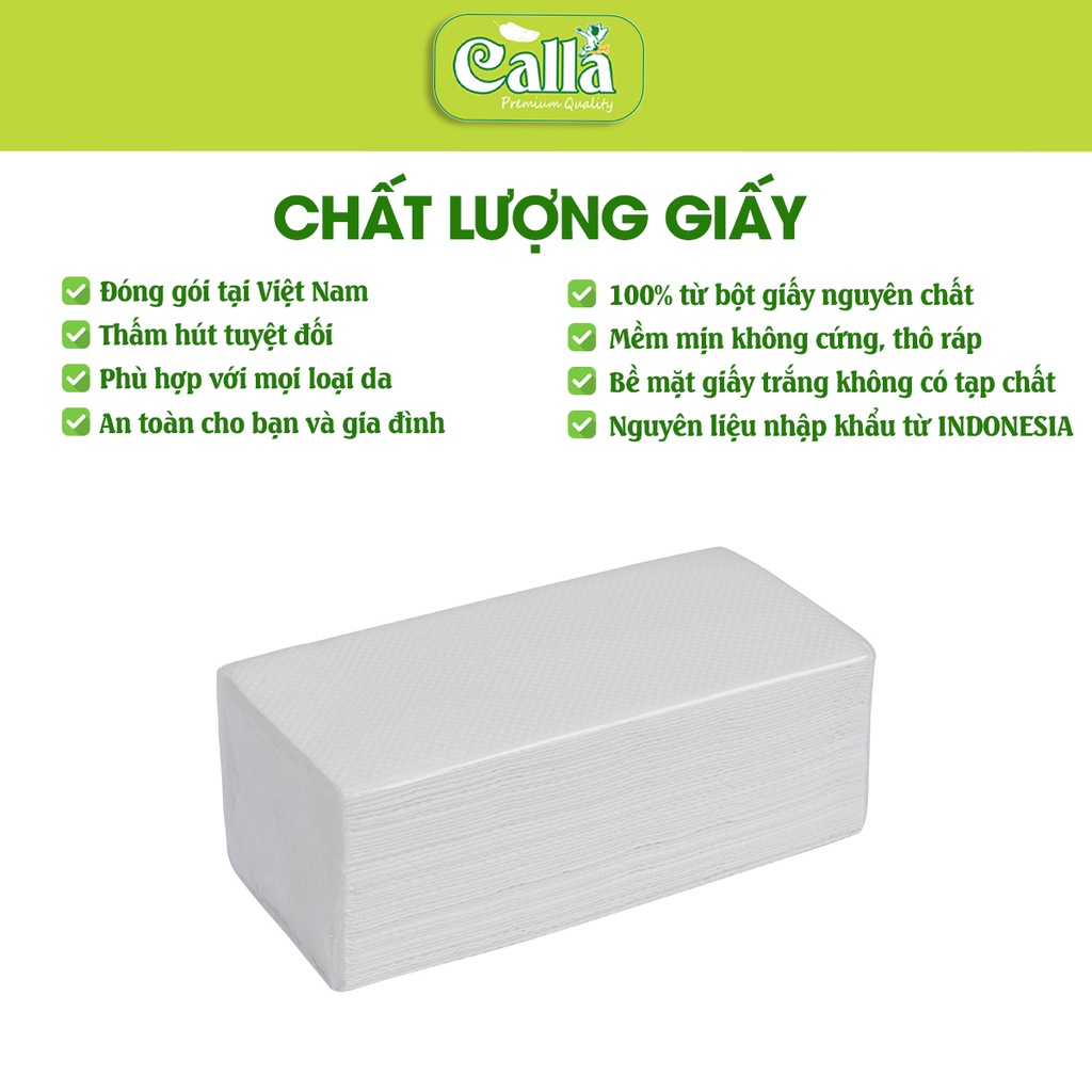 Giấy lau tay + bếp trắng 100 tờ siêu dày dai, không mủn, thấm dầu mỡ, nước siêu tốt, nguyên liệu Indonesia