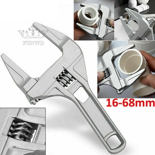 Adjustable Spanner Reliable Tool Silver Dismounting Installing Short handle Wrench Wide Jaw Opening High quality