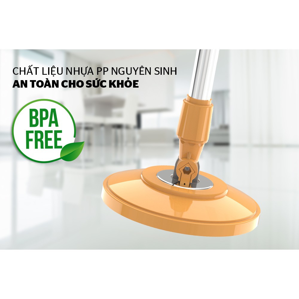 Cây lau nhà xoay 360 độ SUNHOUSE KS-MO350I - Bảo hành 6 tháng