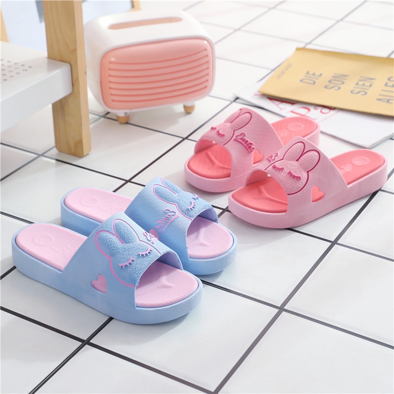 Dép Xỏ Ngón Đế Dày Bằng Nhựa Chống Trượt Thời Trang Mùa Hè Dành Cho Nữ