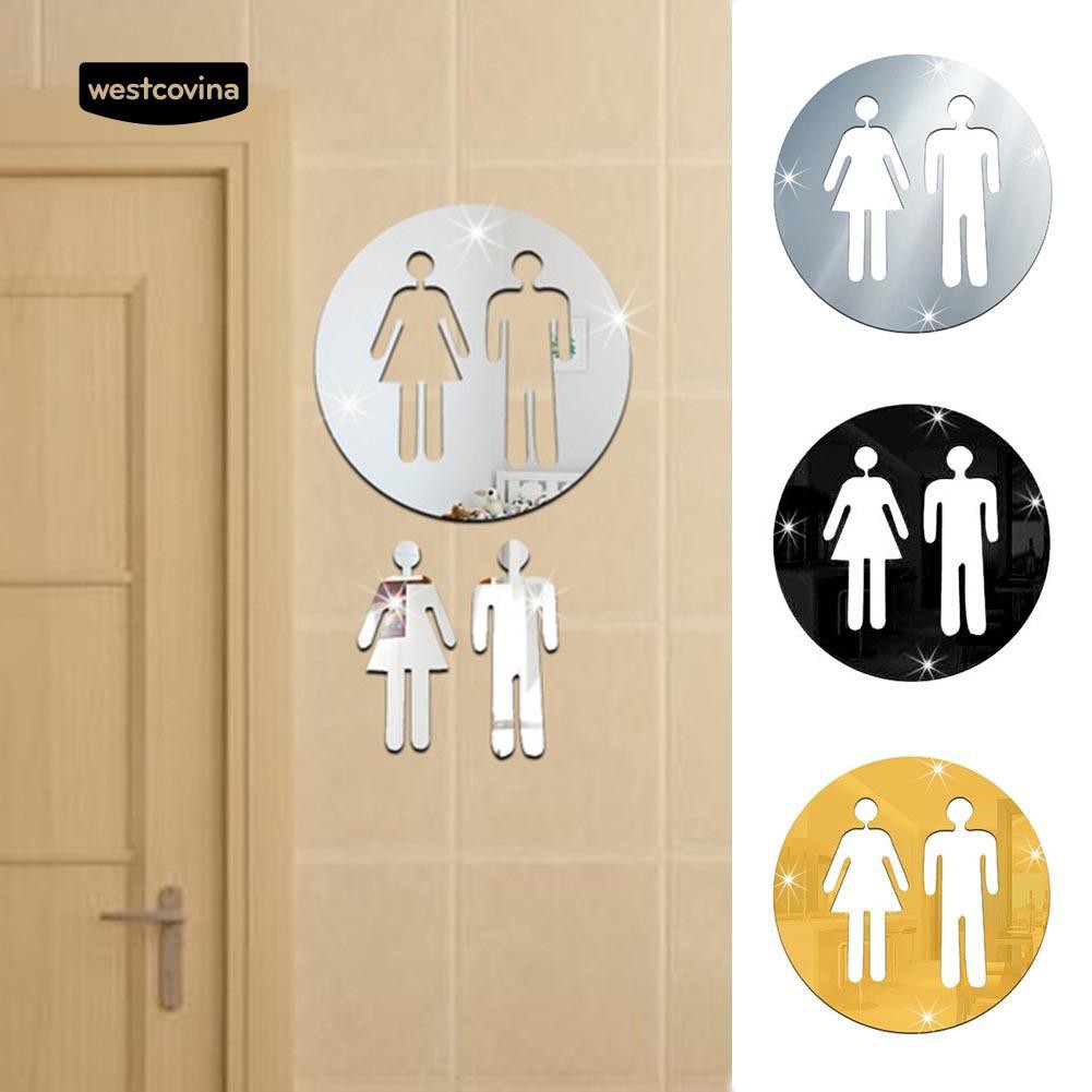Miếng dán tường hiệu ứng gương có thể tháo rời