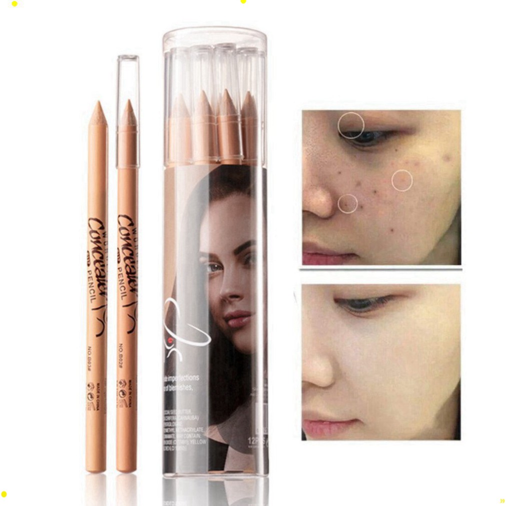 Bút Che Khuyết Điểm MeNow - bút Fix Makeup Không Trôi Không Thấm Nước, chì phấn che mụn, tàn nhang mặt sda