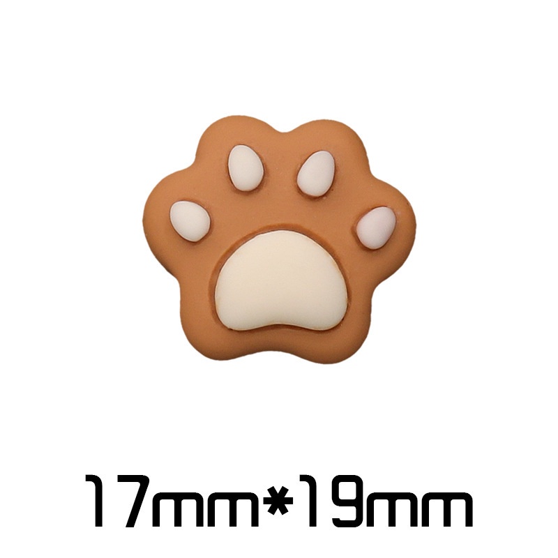 Set 10 Phụ Kiện Trang Trí Điện Thoại/Kẹp Tóc Hình Tai Gấu/Mèo/Thỏ Dễ Thương Xinh Xắn